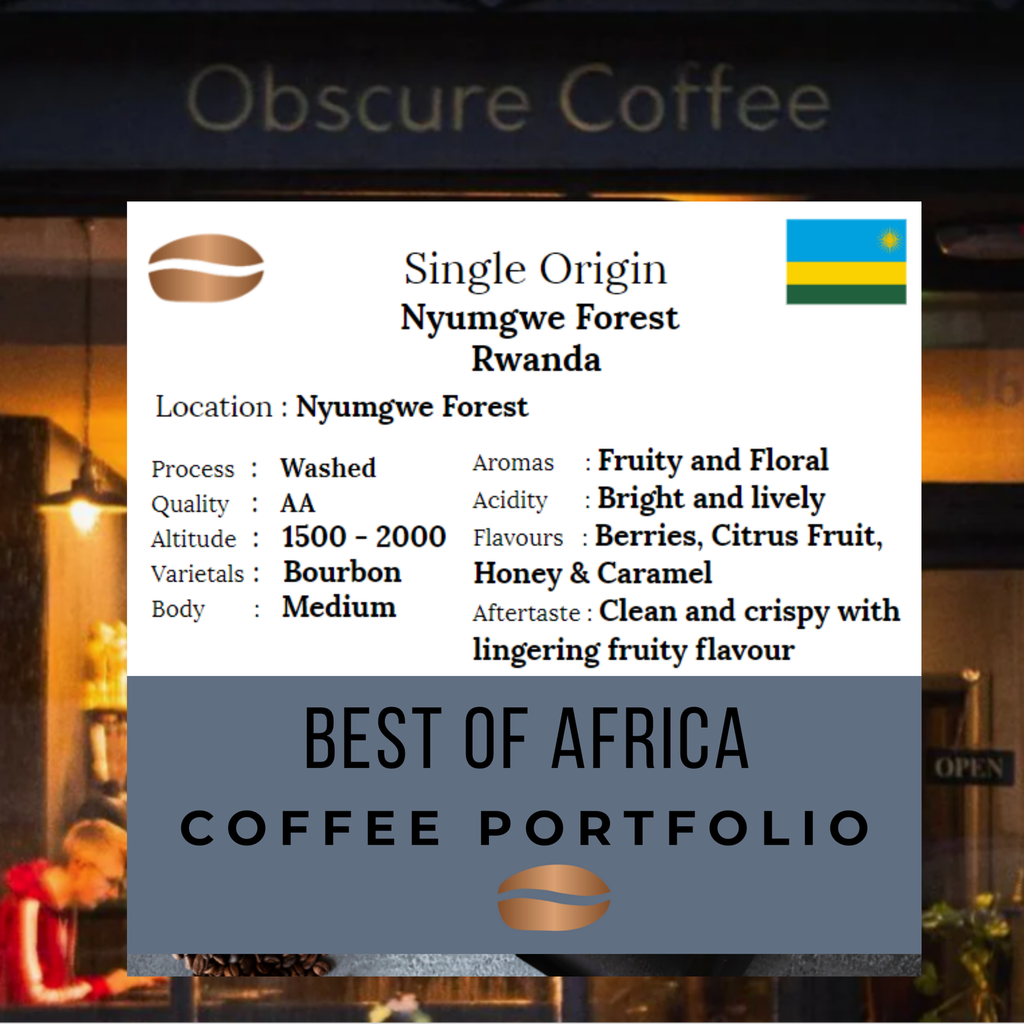 Single Origin-  Nyungwe Forest, Rwanda